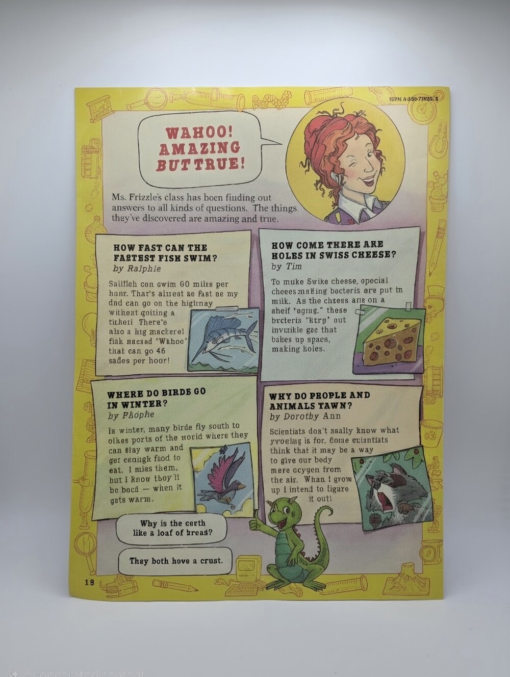 The Magic School Bus Magazine A Wild Science Ride Number 1 - RARE - Picture 2 of 4